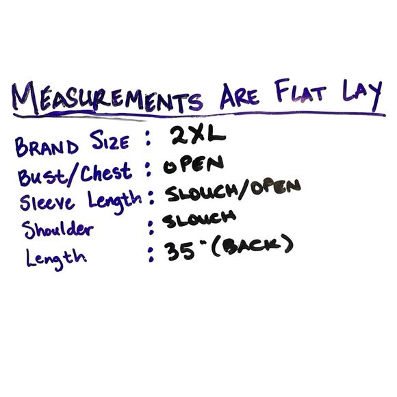 Westbound Plus 2X Shawl Poncho Cardigan Fringe Tribal Trim Boho Knit Sweater - Picture 7 of 7